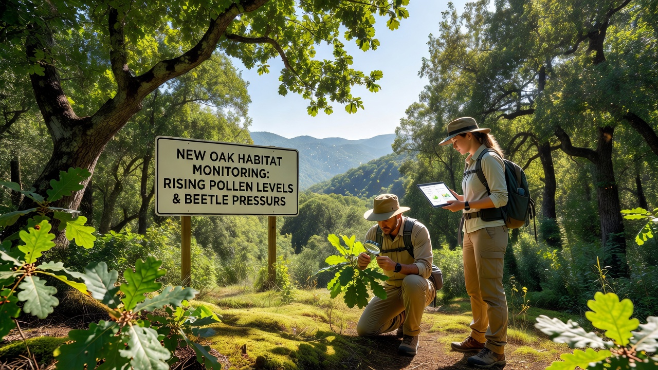 Rising Pollen Levels and Beetle Pressures Prompt New Oak Habitat Monitoring in Mountain Regions