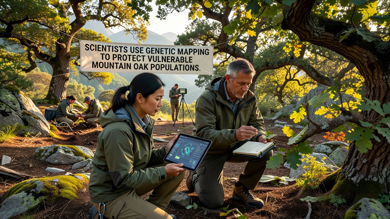 Genetic Mapping Emerges as Key Tool for Safeguarding Mountain Oak Populations