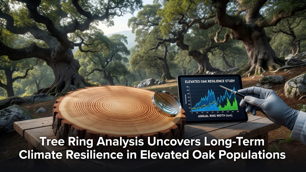 Tree Ring Analysis Uncovers Long-Term Climate Resilience in Elevated Oak Populations